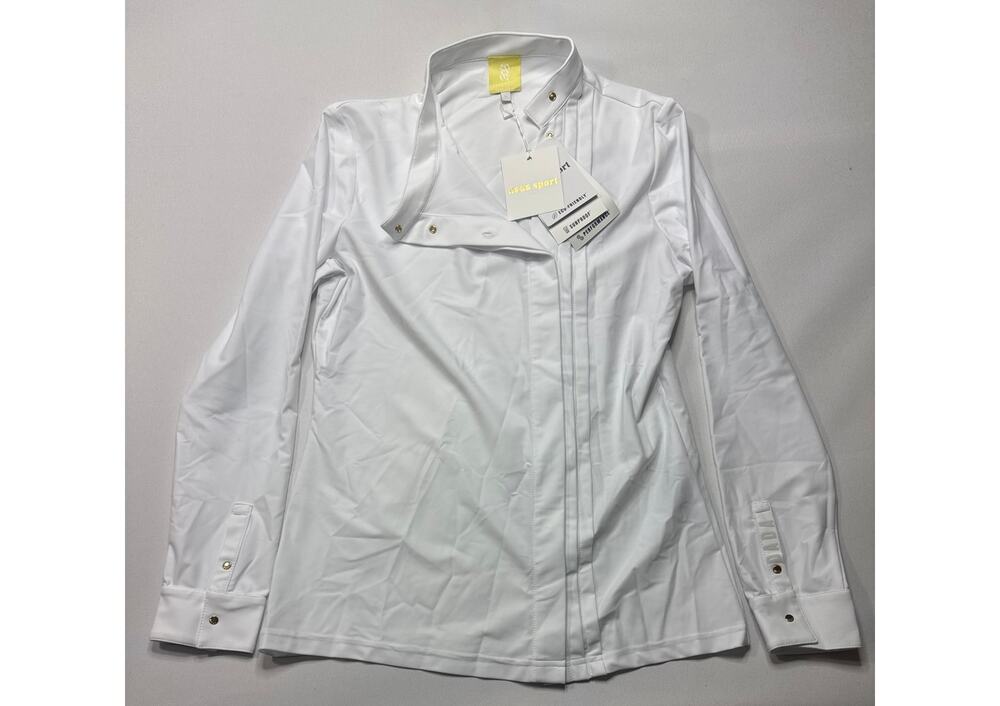 NWT Dada Sport Paris Women's Carlotta Long Sleeve Competition Show Shirt Size M
